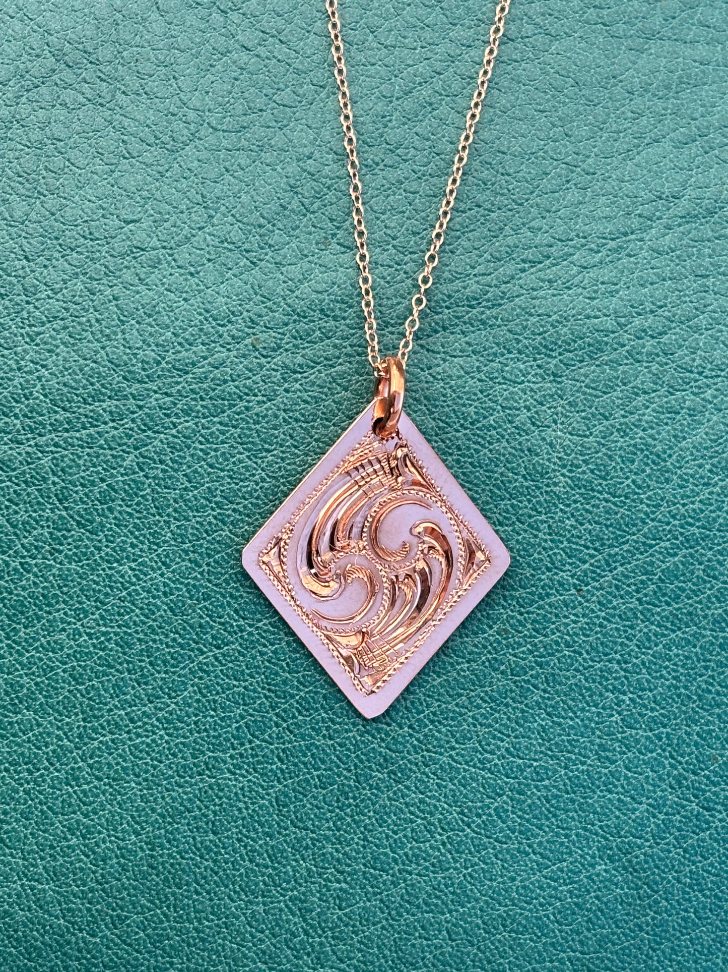 Engraved Copper Necklace 7
