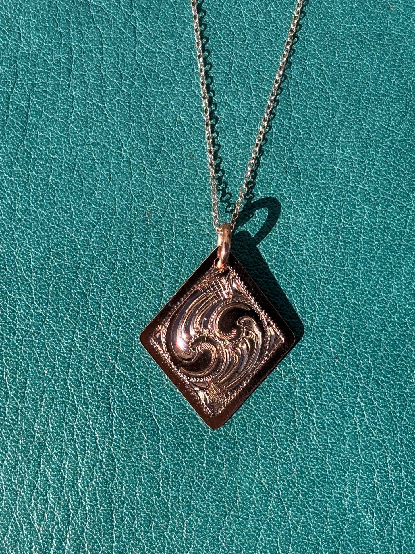 Engraved Copper Necklace 7