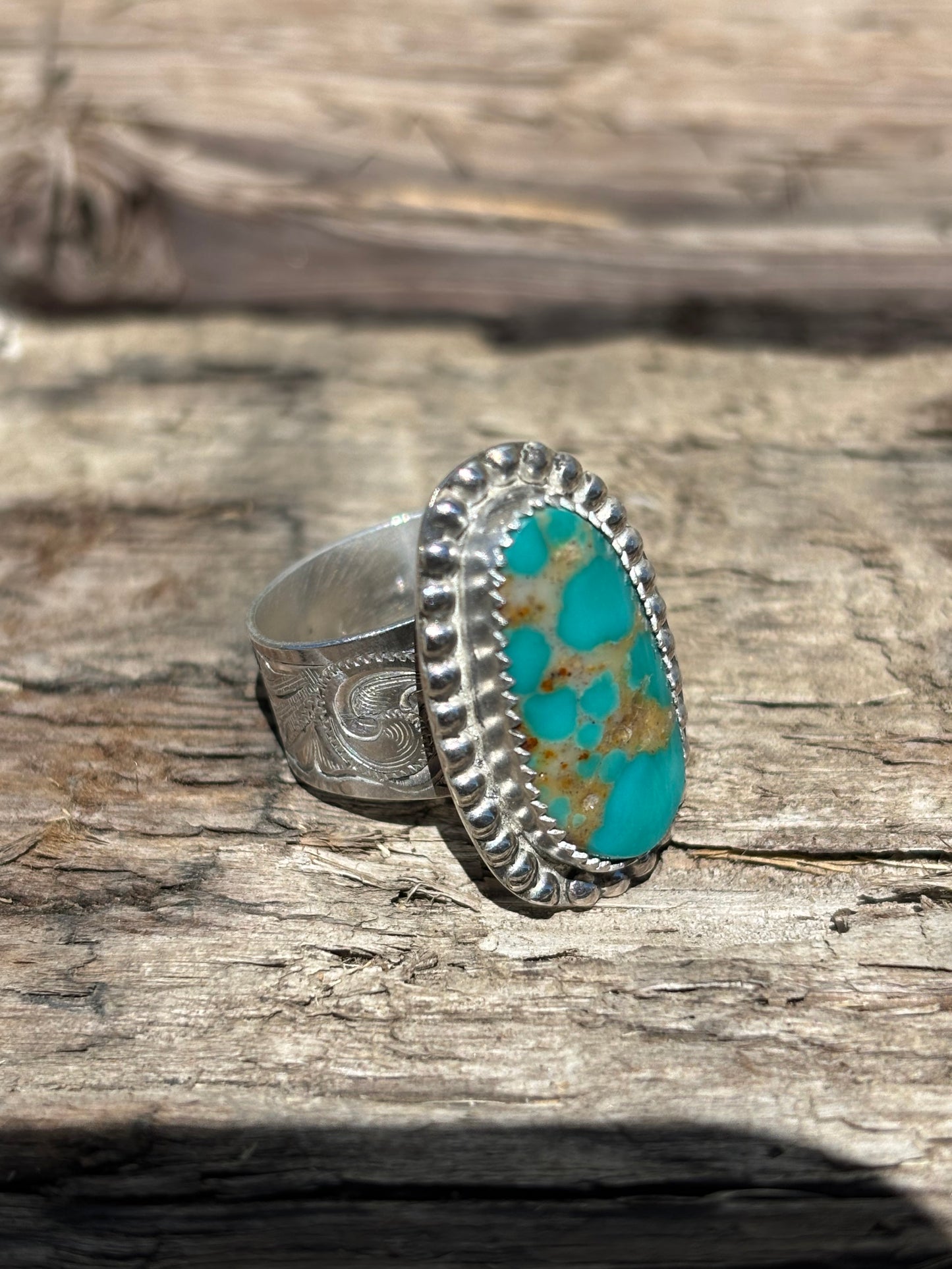 Tyrone Turquoise Ring